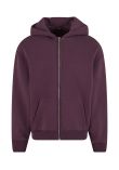 Build Your Brand Fluffy zip hoodie