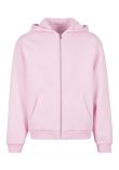 Build Your Brand Fluffy zip hoodie