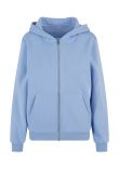 Build Your Brand Womens fluffy zip hoodie