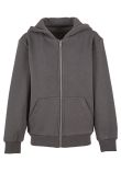 Build Your Brand Kids fluffy zip hoodie