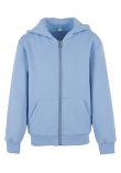 Build Your Brand Kids fluffy zip hoodie