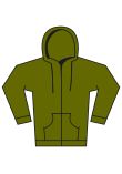 Gildan Softstyle midweight fleece adult full-zip hooded sweatshirt