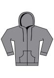 Gildan Softstyle midweight fleece adult full-zip hooded sweatshirt