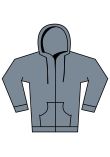 Gildan Softstyle midweight fleece adult full-zip hooded sweatshirt