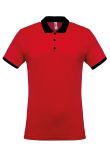 Kariban Two-tone piqu polo shirt