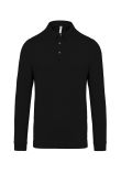 Kariban Jersey knit long sleeve polo shirt