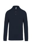 Kariban Jersey knit long sleeve polo shirt