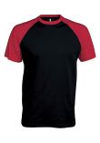 Kariban Baseball Short-sleeved two-tone T-shirt