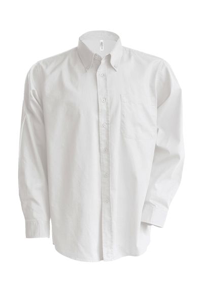Kariban Men's long-sleeved Oxford shirt