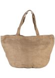 KiMood 100% natural yarn dyed jute bag