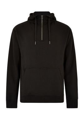 Kustom Kit Regular fit 1/4 zip hoodie