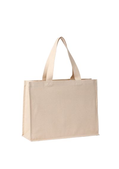 Nutshell Recycled premium canvas stand-up shopper