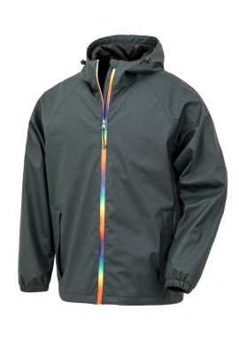 Result Genuine Recycled Prism PU waterproof jacket with recycled backing