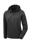 Result Genuine Recycled Womens recycled 3-layer printable hooded softshell