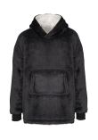 Ribbon The Kids Ribbon oversized cosy reversible sherpa hoodie