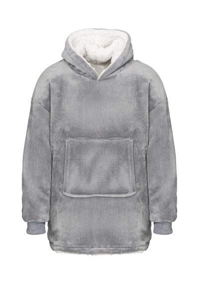 Ribbon The Kids Ribbon oversized cosy reversible sherpa hoodie