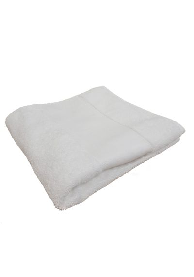 Towel City Organic hand towel with printable border