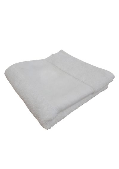 Towel City Organic bath towel with printable border
