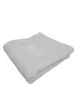 Towel City Organic bath towel with printable border