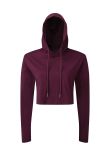 TriDri Women's TriDri cropped hooded long sleeve t-shirt