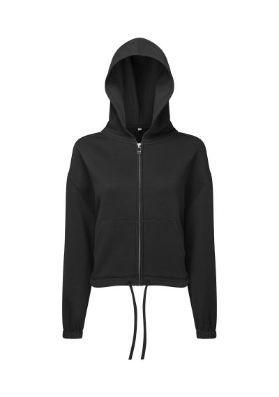 TriDri Womens TriDri recycled drawstring full-zip hoodie