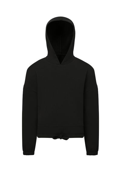 TriDri Kids TriDri recycled cropped oversize hoodie