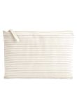 Westford Mill Striped organic accessory pouch