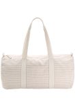 Westford Mill Striped organic cotton barrel bag