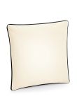 Westford Mill Fairtrade cotton piped cushion cover