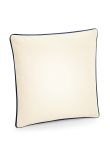 Westford Mill Fairtrade cotton piped cushion cover