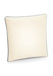 Westford Mill Fairtrade cotton piped cushion cover