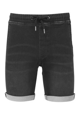 Wombat Mens denim drawstring shorts
