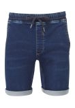 Wombat Mens denim drawstring shorts