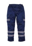Yoko Hi-vis polycotton cargo trousers with kneepad pockets (HV018T/3M)