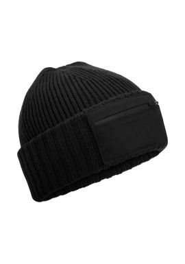 Beechfield Zip patch beanie