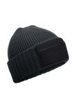 Beechfield Zip patch beanie