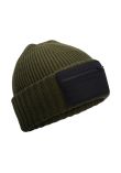 Beechfield Zip patch beanie