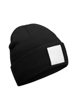 Beechfield Appliqu patch beanie