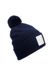 Beechfield Appliqu patch pom beanie