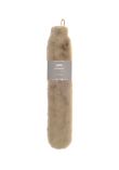 Ribbon Super luxury faux fur long hot water bottle and cover