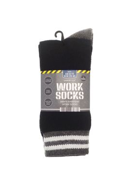 Ribbon Mens 3-pack work socks (recycled cotton)