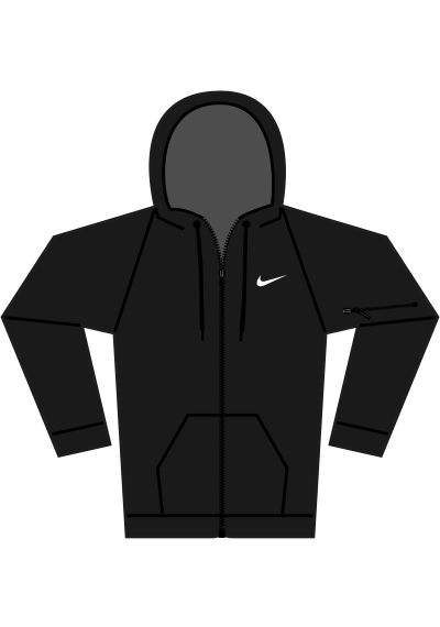 Nike Nike mens full-zip fitness hoodie