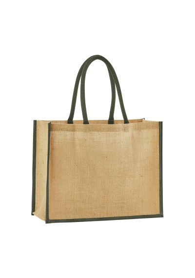 Westford Mill Natural starched jute classic shopper