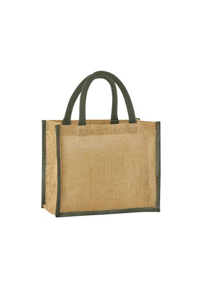 Westford Mill Natural starched jute midi tote