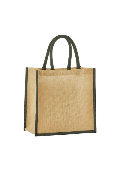 Westford Mill Natural starched jute mini gift bag