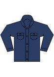 Build Your Brand Heavy ounce boxy denim jacket
