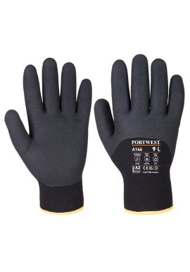 Portwest Cold 15 Nitrile Sandy 3/4 Dipped Glove A146