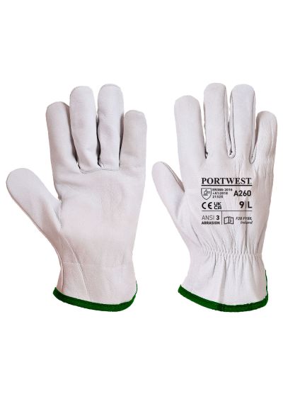 Portwest Leather Driver 115 Goat Grain Glove A260