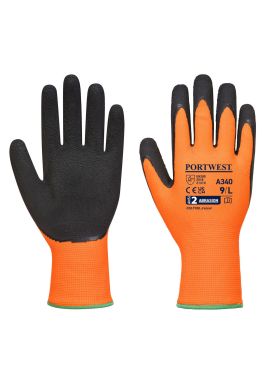 Portwest Grip 13 Latex Foam Hi-Vis Glove A340