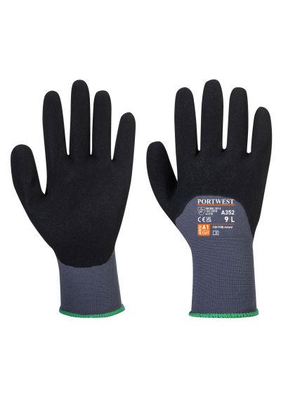 Portwest Grip 15 Nitrile Sandy 3/4 Palm Glove A352